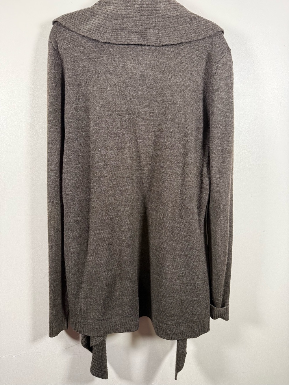 Scott Brown Ruffle-Front Open Cardigan - Picture 6 of 6